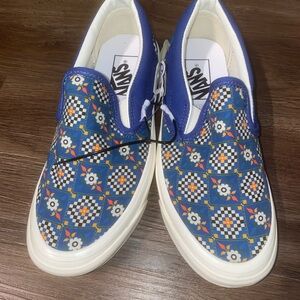 Unique Blue Vans Slip Ons